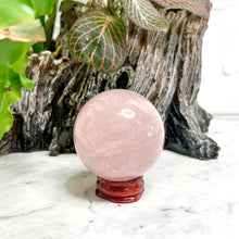 Load image into Gallery viewer, ROSE QUARTZ SPHERE
