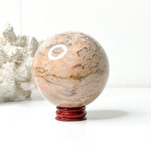 Load image into Gallery viewer, PEACH MOONSTONE SPHERE
