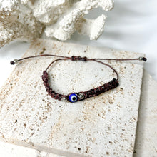 Load image into Gallery viewer, EVIL EYE MACRAME BRACELET 🧿
