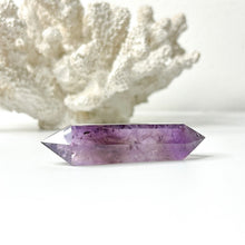 Load image into Gallery viewer, AMETHYST DOUBLE TERMINATED POINT
