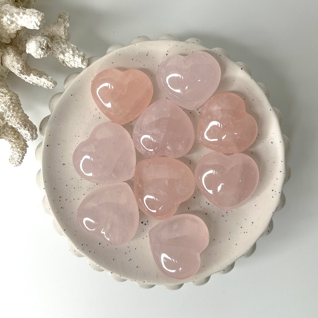 ROSE QUARTZ MIDI HEART