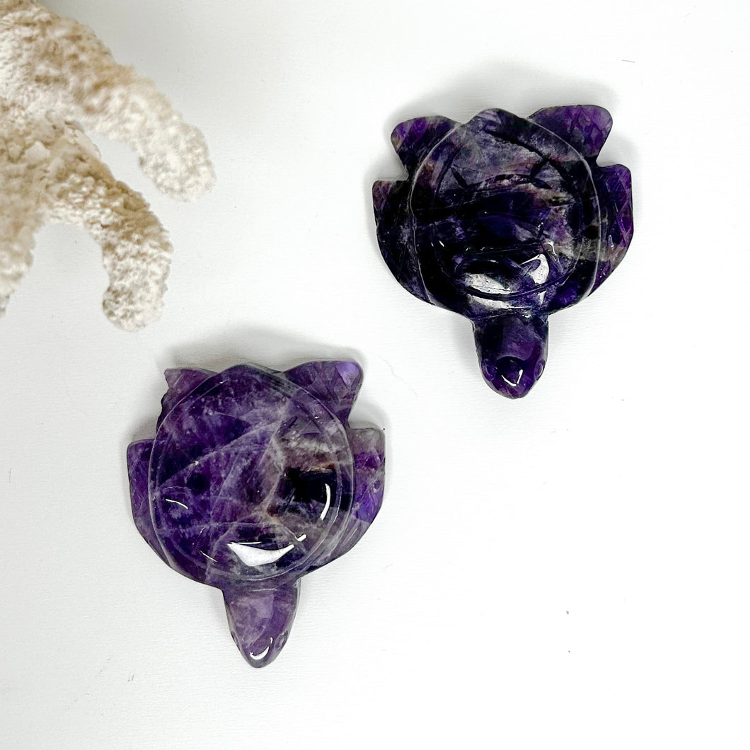 AMETHYST TURTLE CARVING