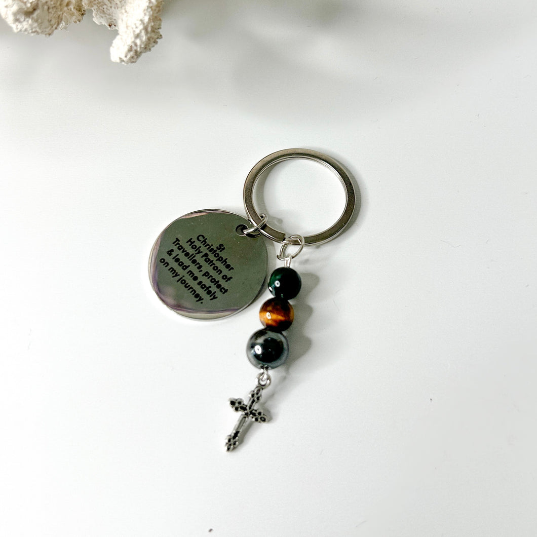 ST CHRISTOPHER PROTECTION KEY CHAIN