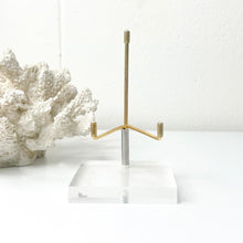 Load image into Gallery viewer, PERSPEX BASE DISPLAY STAND GOLD
