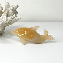 Load image into Gallery viewer, AGATE DOLPHIN CARVING

