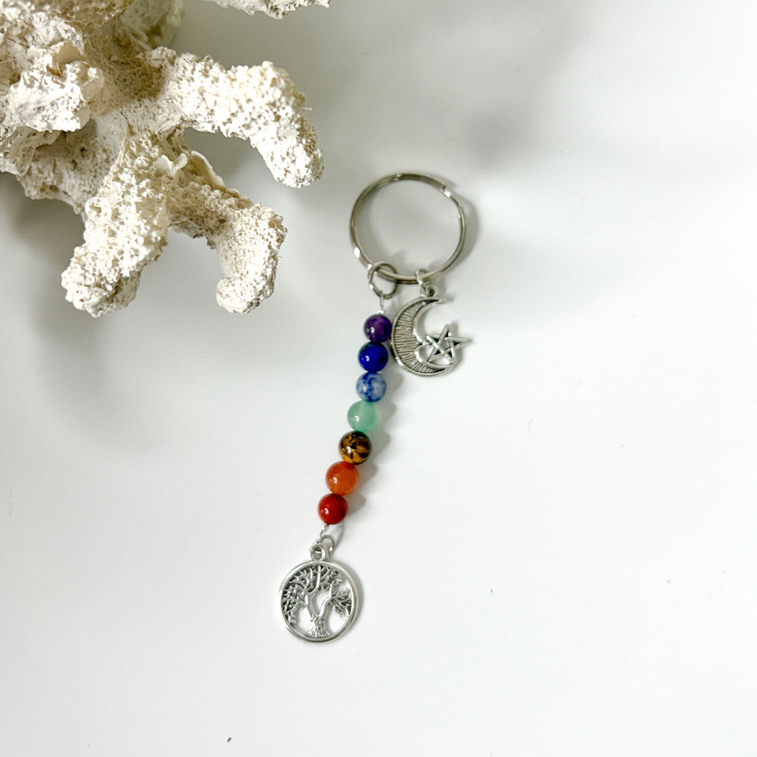 CHAKRA TREE OF LIFE KEYCHAIN