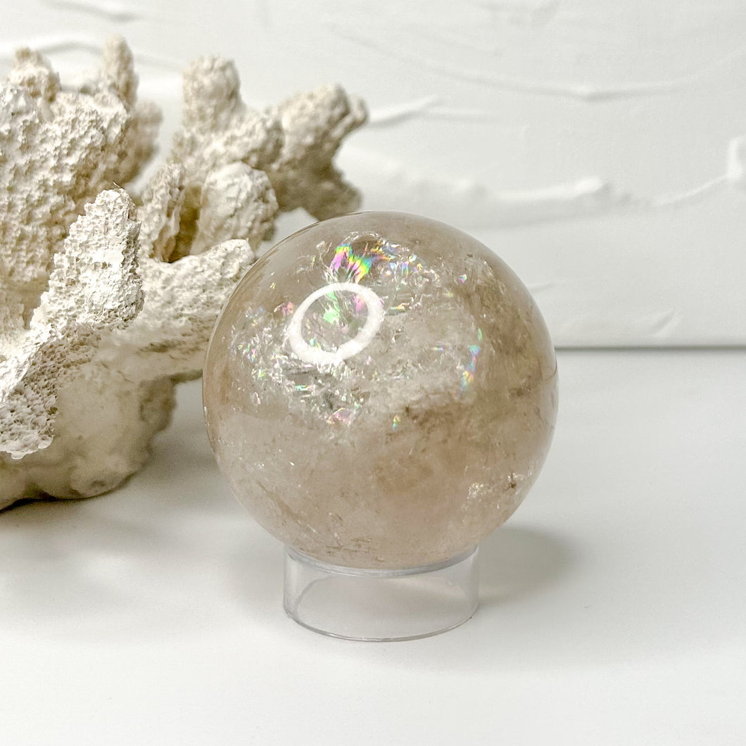 CLEAR QUARTZ SPHERE