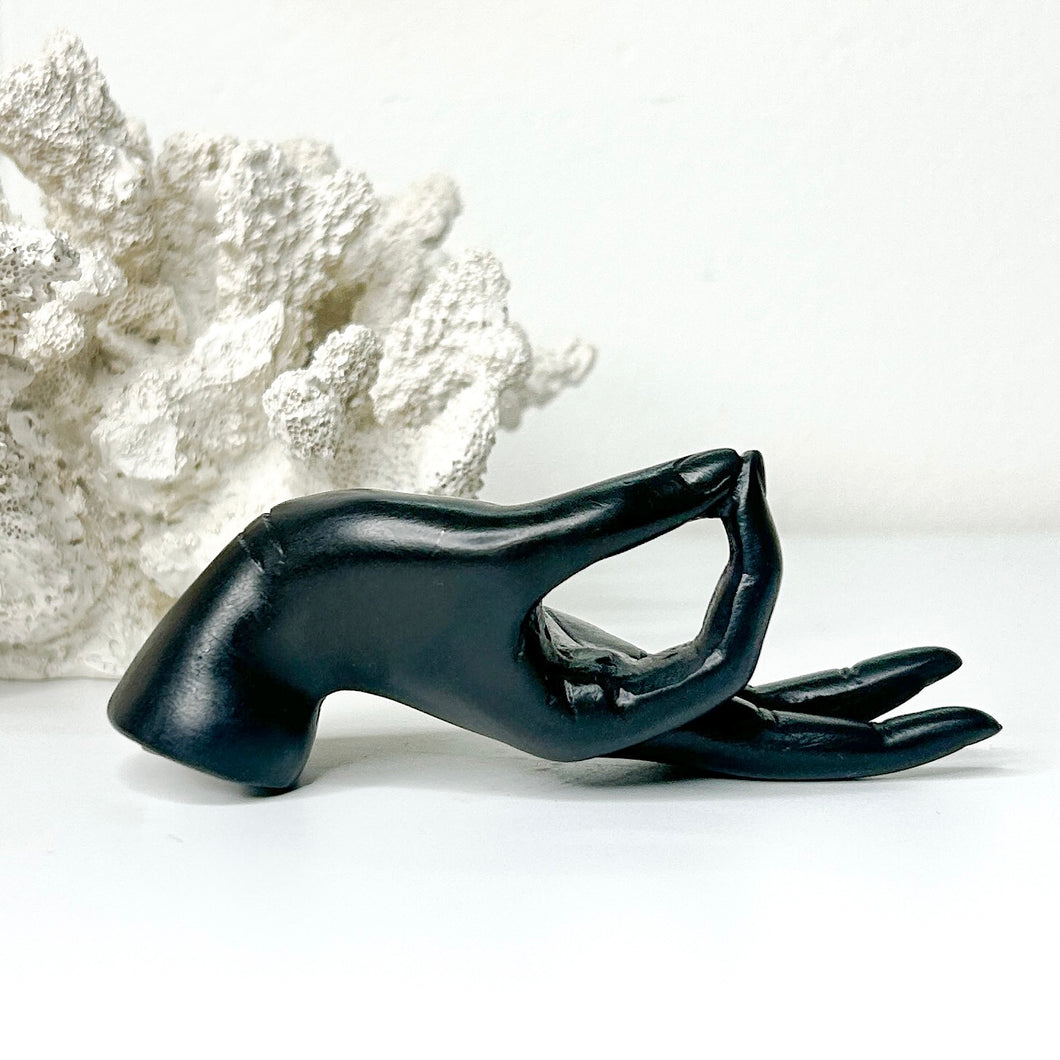 RESIN HAND INCENSE HOLDER