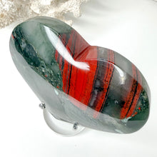 Load image into Gallery viewer, BLOODSTONE LARGE HEART
