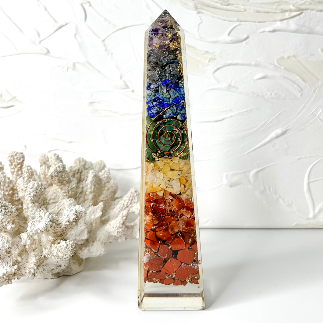 CKAKRA ORGONITE OBELISK TOWER