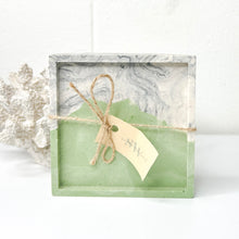 Load image into Gallery viewer, SQUARE TRINKET TRAY (TWO TONE)
