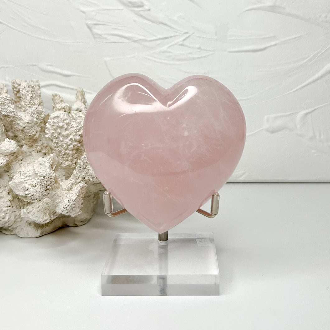 ROSE QUARTZ HEART
