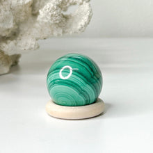 Load image into Gallery viewer, MALACHITE SPHERE
