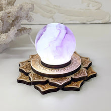 Load image into Gallery viewer, LOTUS WOODEN LED LIGHT BASE
