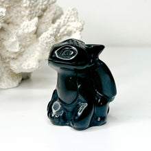 Load image into Gallery viewer, BLACK OBSIDIAN TOOTHLESS DRAGON CARVING
