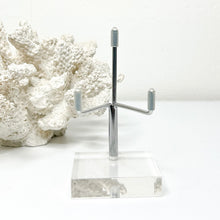 Load image into Gallery viewer, PERSPEX BASE DISPLAY STAND SILVER
