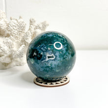 Load image into Gallery viewer, MOSS AGATE SPHERE

