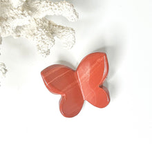 Load image into Gallery viewer, RED JASPER BUTTERFLY CARVING
