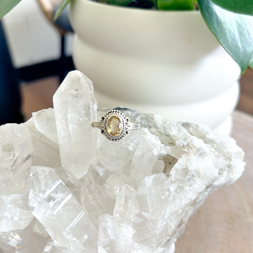 CITRINE DESIGNER RING