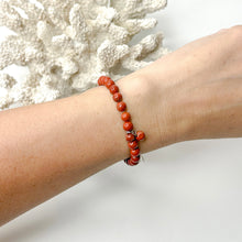 Load image into Gallery viewer, RED JASPER BRACELET
