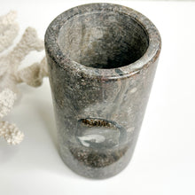 Load image into Gallery viewer, ORTHOCERAS FOSSIL VASE
