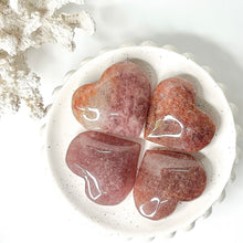 Load image into Gallery viewer, STRAWBERRY QUARTZ HEART
