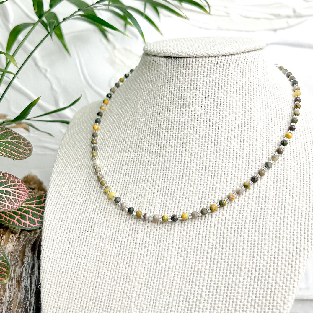 BUMBLEBEE JASPER NECKLACE