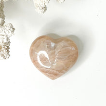 Load image into Gallery viewer, PEACH MOONSTONE HEART
