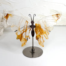 Load image into Gallery viewer, GOLDEN HEALER BUTTERFLY ON STAND
