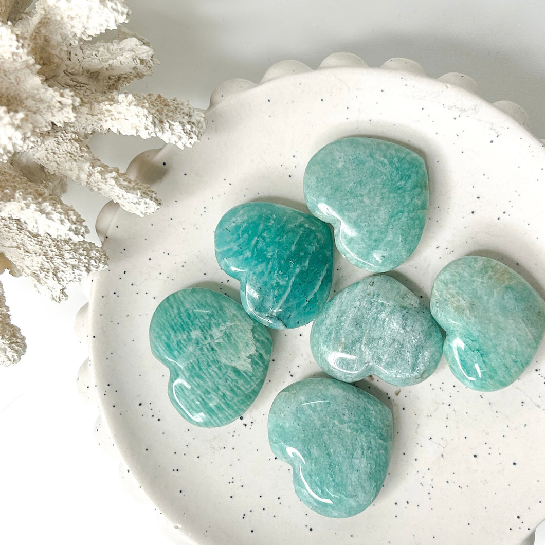 AMAZONITE MIDI HEART