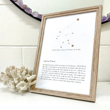 Load image into Gallery viewer, ZODIAC WOMAN PRINT
