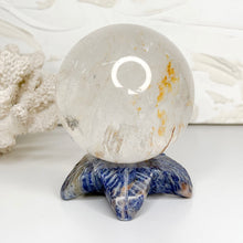 Load image into Gallery viewer, FLOWER CRYSTAL SPHERE STAND
