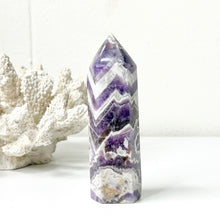Load image into Gallery viewer, CHEVRON AMETHYST TOWER
