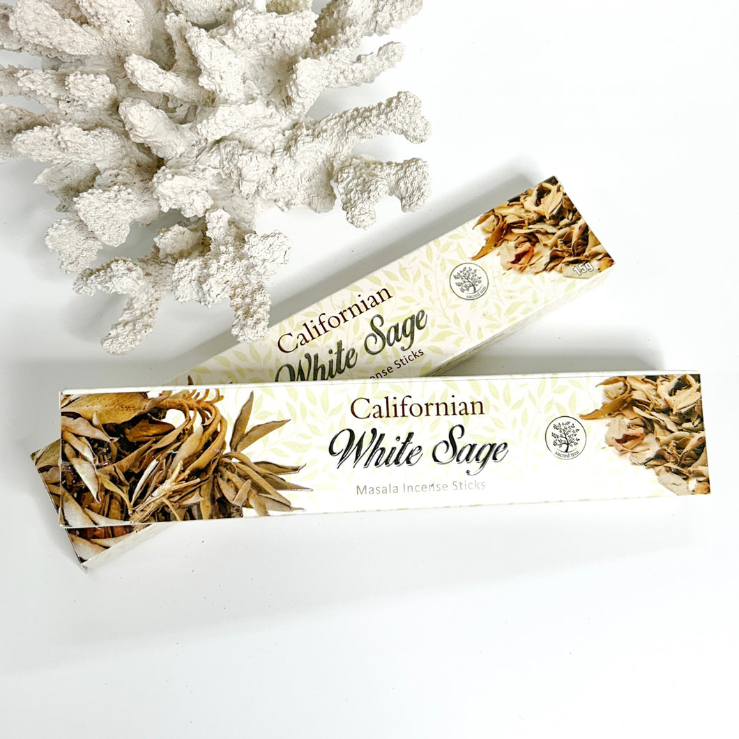 SACRED TREE CALIFORNIAN WHITE SAGE  INCENSE STICKS