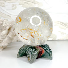 Load image into Gallery viewer, FLOWER CRYSTAL SPHERE STAND
