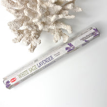 Load image into Gallery viewer, WHITE SAGE AND LAVENDER INCENSE STICKS
