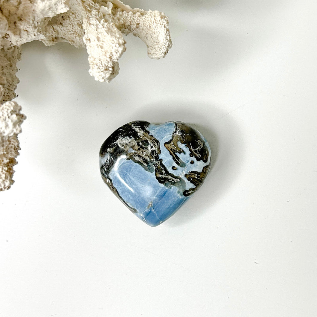 BLUE OPAL HEART