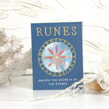 Load image into Gallery viewer, Runes Kit with rune stones and guide book for beginners, divination and intuitive readings
