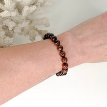 Load image into Gallery viewer, RED TIGERS EYE BRACELET
