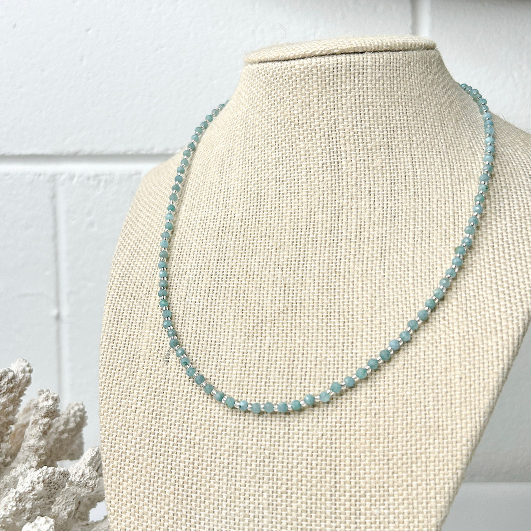NATURAL LARIMAR NECKLACE