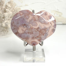 Load image into Gallery viewer, FLOWER AGATE HEART
