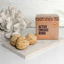 Load image into Gallery viewer, PALO SANTO ACTIVE SMUDGE BOMBS - 8 PACK
