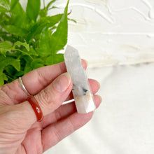 Load image into Gallery viewer, TOURMALINE IN QUARTZ POINT
