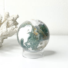 Load image into Gallery viewer, MOSS AGATE SPHERE
