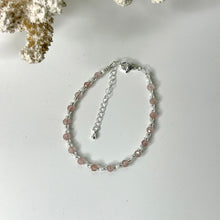 Load image into Gallery viewer, STRAWBERRY QUARTZ BRACELET
