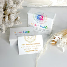 Load image into Gallery viewer, Happi Cards inspirational deck with positive meditation affirmation card by Frances Verbeek
