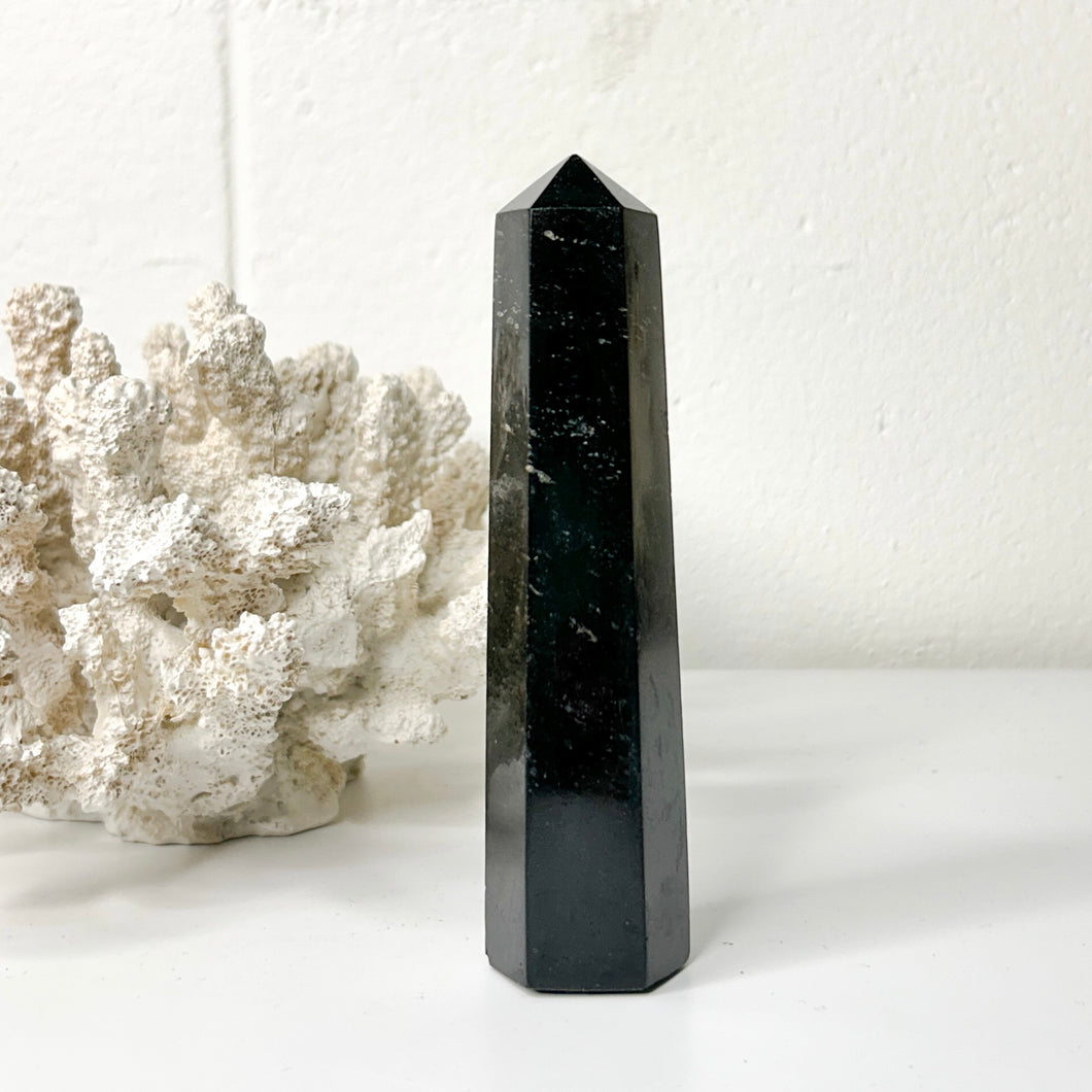 BLACK TOURMALINE POINT