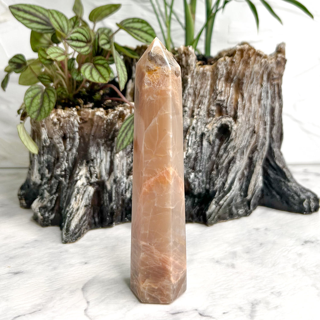 PEACH MOONSTONE POINT