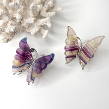Load image into Gallery viewer, RAINBOW FLUORITE BUTTERFLY
