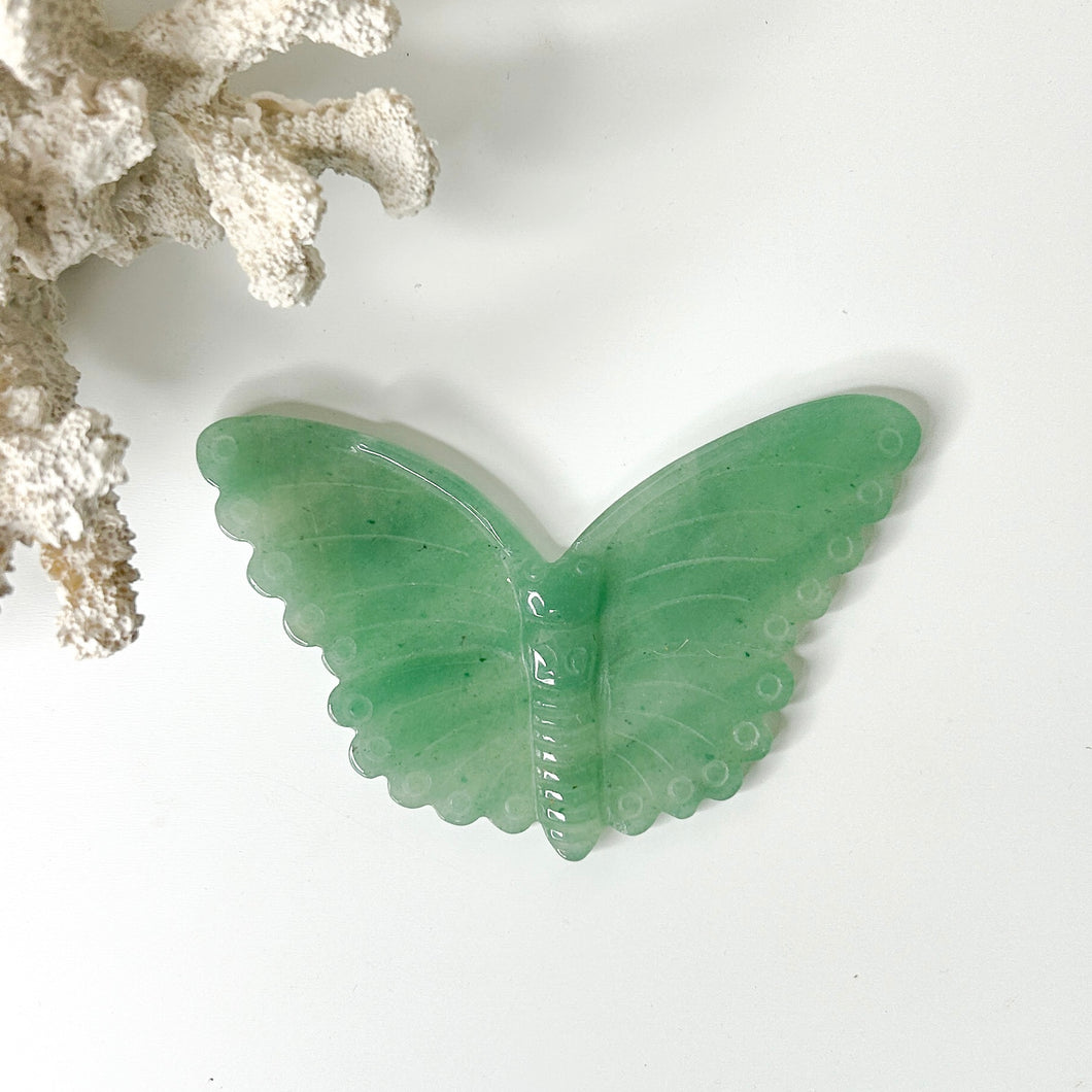 GREEN AVENTURINE BUTTERFLY